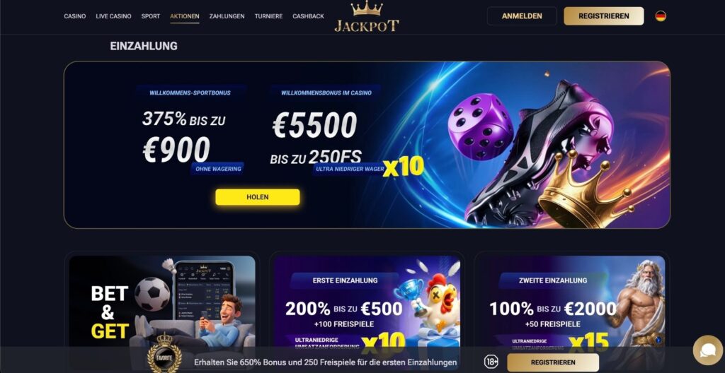 Jack-Pot Casino Bonus