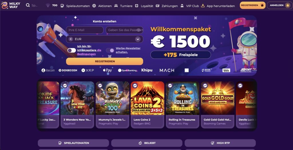 MilkyWay Online Casino