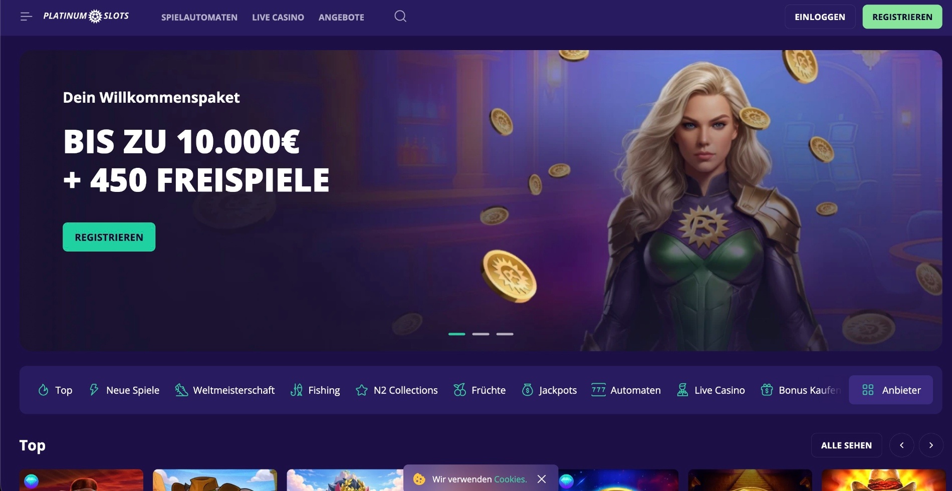 Platinumslots Online Casino