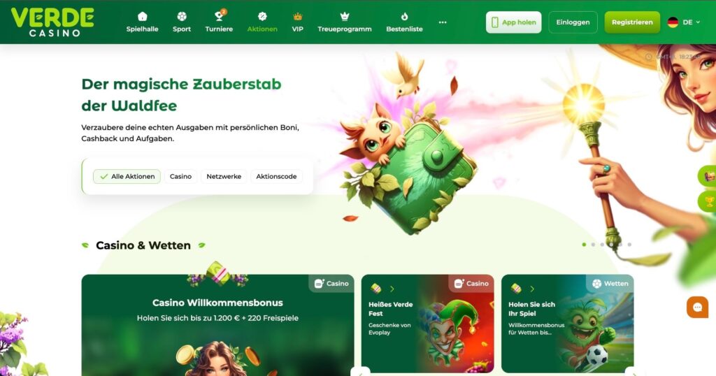 Verde Casino Bonus